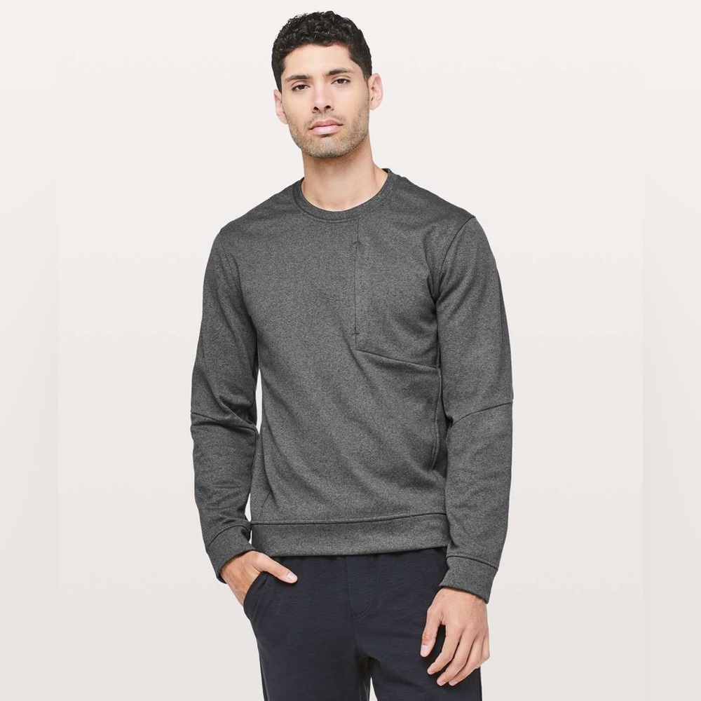Lululemon Mens City Sweat Crew
Gray Crewneck Sweatshirt pullover Size Small *M
